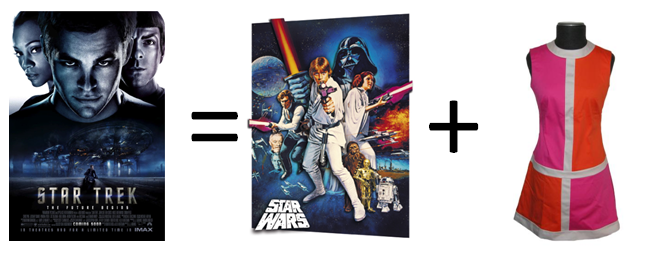 Star Trek = Star Wars + miniskirts